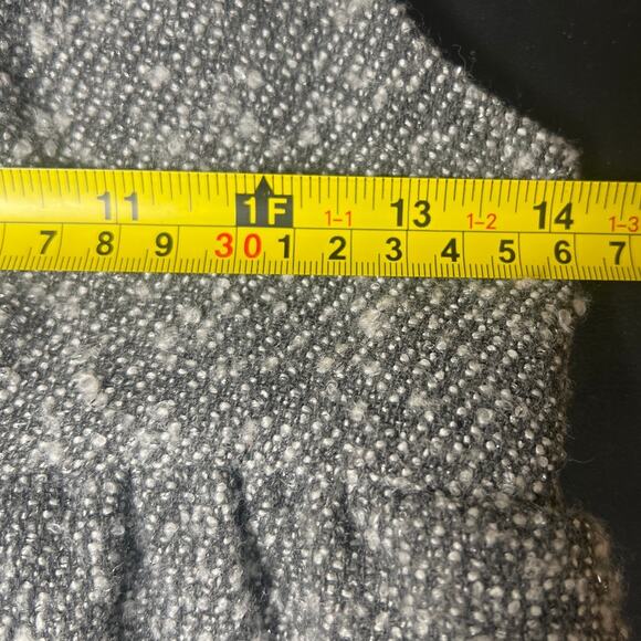 Anna Sue Size 1 for Target Tweed Wool Blend Jagged Sequin Jumper Dress - Picture 4 of 5